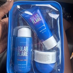 Scentsy Solar Flare Midnight Vibes Blue Set